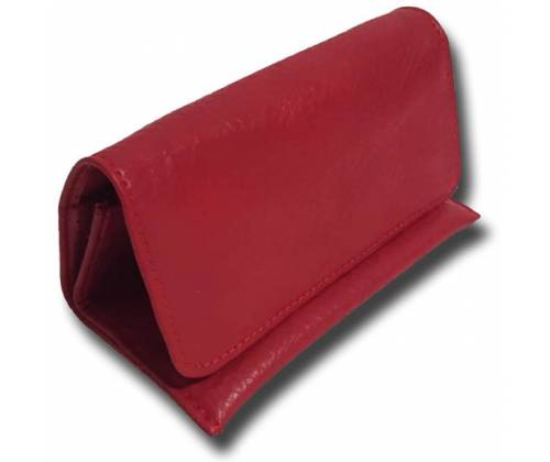 Καπνοθήκη Δερματίνη Κόκκινο - 30gr - Τιμή: 9,50€