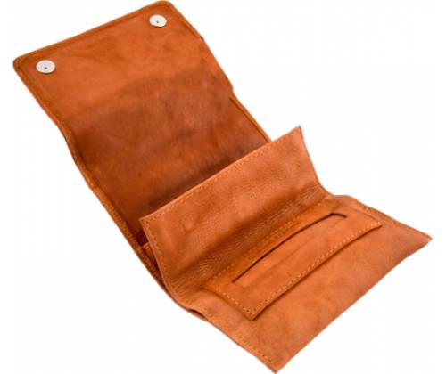 Καπνοθήκη Δέρμα - Μικρή Coffee Brown - Τιμή: 16,00€