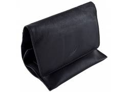 Leather Tobacco Case - Small Black