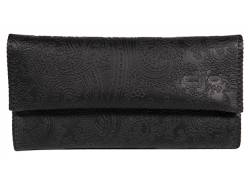 Djo Genuine Leather Tobacco Case - Large Black Print (A301-1)