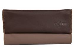 Djo Genuine Leather Tobacco Case - Large Two-Tone Brown (Α303-2)