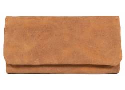 Djo Genuine Leather Tobacco Case - Large Suede Yellow (A404-3)