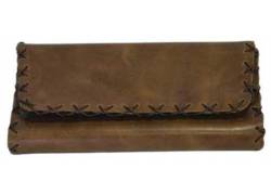 Καπνοθήκη Leon Δέρμα - Μεγάλη με Δερματοραφή Ταμπά