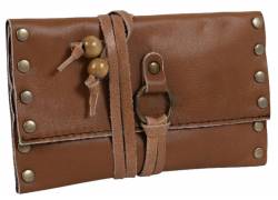 Καπνοθήκη Leon Δέρμα - Μεγάλη με Τρουκς και Κορδόνι Τάμπα