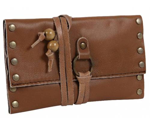 Καπνοθήκη Leon Δέρμα - Μεγάλη με Τρουκς και Κορδόνι Τάμπα - Τιμή: 16,50€