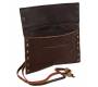 Καπνοθήκη Leon Δέρμα - Μεγάλη με Τρουκς και Κορδόνι Καφέ - Τιμή: 16,50€