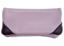 Καπνοθήκη Leon Γνήσιο Δέρμα Χειροποίητη - με Ραμμένες Γωνίες Λιλά (200201)