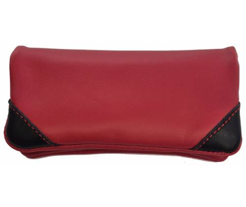 Καπνοθήκη Leon Τεχνόδερμα Χειροποίητη - με Ραμμένες Γωνίες Κόκκινο (200202) - Τιμή: 16,50€