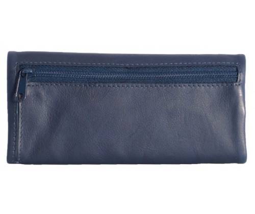 Mario Rossi Καπνοθήκη Γνήσιο Δέρμα - Μεγάλη Navy Blue για Σακουλάκι Καπνού (2681-06BL) - Τιμή: 18,90€