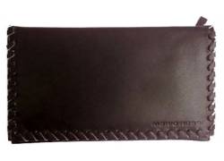 Mario Rossi Genuine Leather Tobacco Case - Large Brown for Tobacco Pouch (2724-02BR)