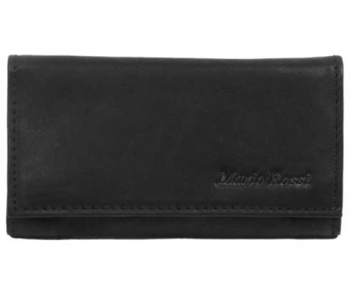 Mario Rossi Καπνοθήκη Γνήσιο Δέρμα - Μικρή Φάκελος Μαύρο (324-06BK) - Τιμή: 17,80€