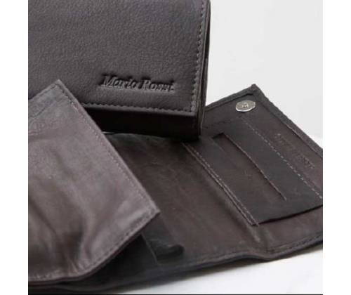 Mario Rossi Καπνοθήκη Γνήσιο Δέρμα - Μικρή Φάκελος Μαύρο (324-06BK) - Τιμή: 17,80€