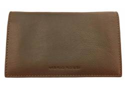 Mario Rossi Καπνοθήκη Τεχνόδερμα Eco - Μεγάλη Καφέ για Σακουλάκι Καπνού (099ΒR-Eco)