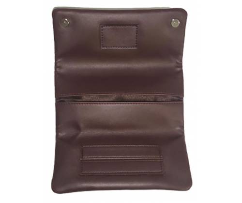 Mario Rossi Καπνοθήκη Τεχνόδερμα Eco - Μεγάλη Καφέ Σκούρο για Σακουλάκι Καπνού (2681BR-Eco) - Τιμή: 9,50€