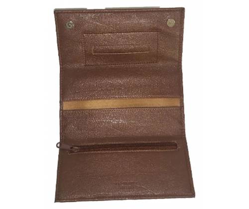 Mario Rossi Καπνοθήκη Τεχνόδερμα Eco - Μεγάλη Καφέ για Σακουλάκι Καπνού (3034BK-ECO) - Τιμή: 9,50€