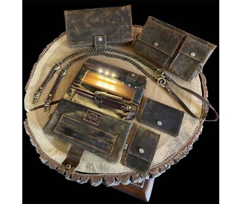 Original Kavatza Πορτοφόλι - Καπνοθήκη Γνήσιο Δέρμα PSW05 «Buckeroo» με φωτάκια LED - Αυθεντικό Προϊόν - Τιμή: 110,00€