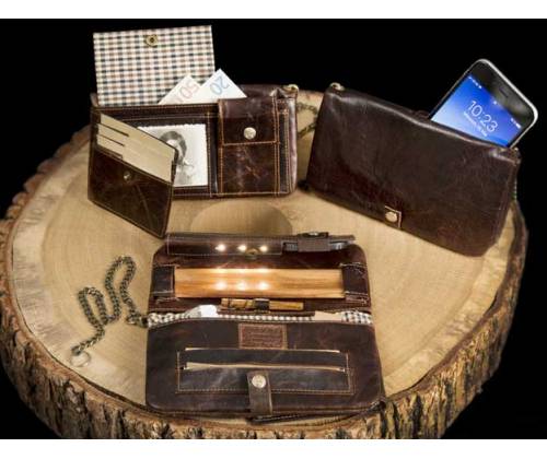 Original Kavatza Πορτοφόλι-Καπνοθήκη Γνήσιο Δέρμα Joint Wallet PSW17 «Havana» με φωτάκια LED - Αυθεντικό Προϊόν - Τιμή: 110,00€