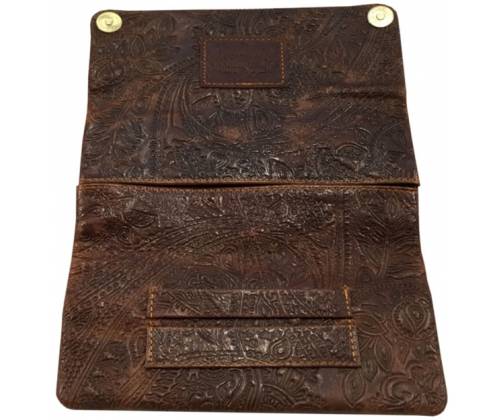 Original Kavatza Καπνοθήκη Γνήσιο Δέρμα TP12CR «Ethnic» - Αυθεντικό Προϊόν - Τιμή: 105,00€