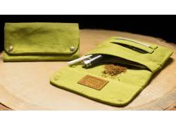  Original Kavatza Καπνοθήκη Υφασμα Κάνναβης TPH35 «Lime Green» - Αυθεντικό Προϊόν