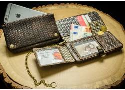 Original Kavatza Πορτοφόλι - Καπνοθήκη Γνήσιο Δέρμα TWL22 «Woven Havana» - Αυθεντικό Προϊόν