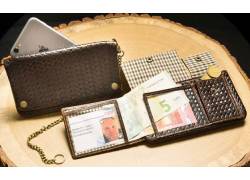 Original Kavatza Πορτοφόλι - Καπνοθήκη Γνήσιο Δέρμα TWS22 «Woven Havana» Small - Αυθεντικό Προϊόν