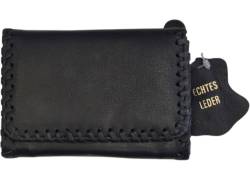 Του Παππού Καπνοθήκη Γνήσιο Δέρμα Φάκελος με Δερματοραφή - Μαύρο Μικρό (44423-010)