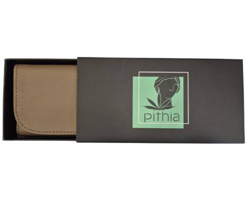 Καπνοθήκη Πυθία Γνήσιο Δέρμα - Ταμπά - Τιμή: 17,50€