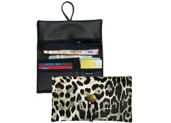 Simona Πολυμορφική Καπνοθήκη - Πορτοφόλι 3 σε 1 - Λεοπάρ Γκρι