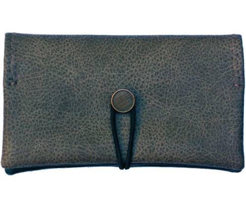 Simona Χειροποίητη Καπνοθήκη Maxi - Γκρι Σαμουά - Τιμή: 12,50€