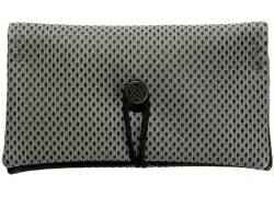 Simona Handmade Faux Leather Tobacco Case - Gray Pique