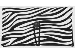 Simona Handmade Faux Leather Tobacco Case - Zebra