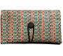 Simona Handmade Tobacco Case Faux Leather - Straw Beige Green -  Price: 11,00€