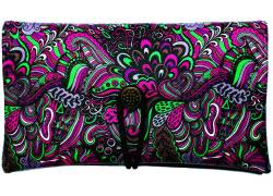 Simona Handmade Smoke Box - Purple Leaves