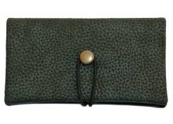 Simona Handmade Tobacco Case Grey-Blue Chamois