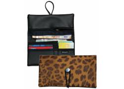 Simona Πολυμορφική Καπνοθήκη - Πορτοφόλι 3 σε 1 - Λεοπάρ Καφέ