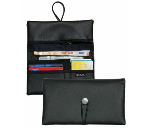 Simona Πολυμορφική Καπνοθήκη - Πορτοφόλι 3 σε 1 - Μαύρο Ματ - Τιμή: 13,90€