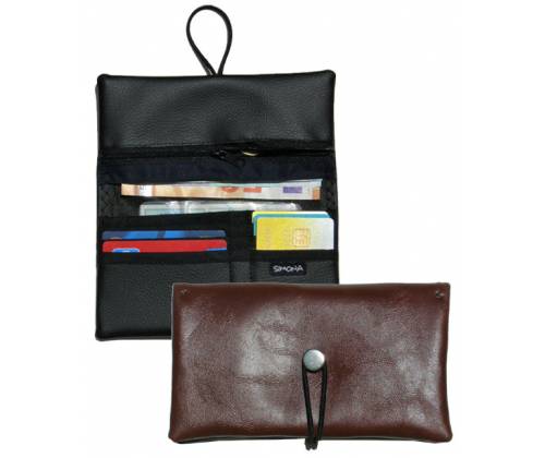 Simona Πολυμορφική Καπνοθήκη - Πορτοφόλι 3 σε 1 - Καφέ Σοκολατί - Τιμή: 13,90€
