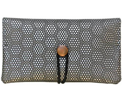 Simona Πολυμορφική Καπνοθήκη - Πορτοφόλι 3 σε 1 - Ασημί Μεταλλικό - Τιμή: 13,90€