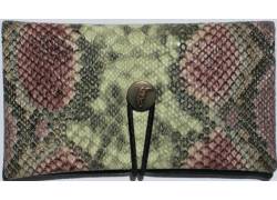 Simona Handmade Snakeskin Tobacco Case Purple