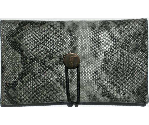 Simona Χειροποίητη Καπνοθήκη Δέρμα Φιδιού Γκρι -  Price: 11,00€