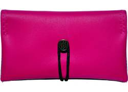 Simona Handmade Faux Leather Tobacco Case - Fuchsia