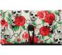 Simona Χειροποίητη Καπνοθήκη Τεχνόδερμα - Skull and Roses -  Price: 11,00€