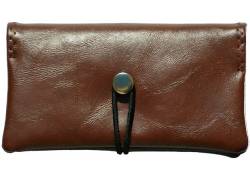 Simona Handmade Tobacco Case - Brown Chocolate
