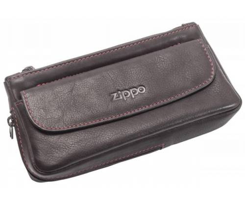 Zippo Δερμάτινη Θήκη Μαύρη για Καπνό και Πίπα (2005426) - Τιμή: 38,50€