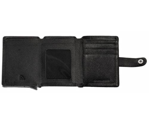 Zippo Πορτοφόλι Ανδρικό Δερμάτινο με Μηχανισμό Slide για Κάρτες - Μαύρο (2007084) - Τιμή: 39,90€