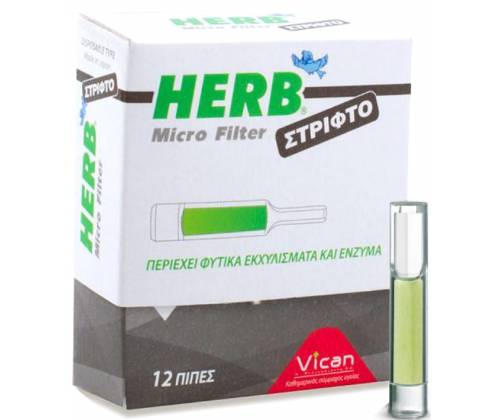 Πιπάκι HERB Micro Filter Extra Slim - Τιμή: 5,20€