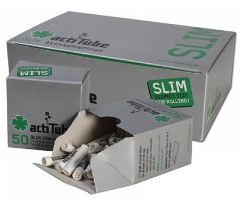 10x Ανταλλακτικό Φίλτρο actiTube Slim 50 Ενεργού Ανθρακα - Τιμή: 51,00€