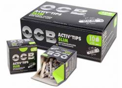 10x Φίλτρο OCB Slim 50 Ενεργού Ανθρακα 7mm