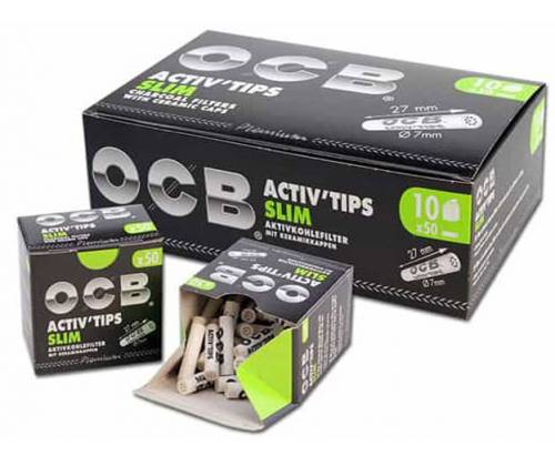 Ανταλλακτικό Φίλτρο OCB Slim 50 Ενεργού Ανθρακα - Τιμή: 5,90€