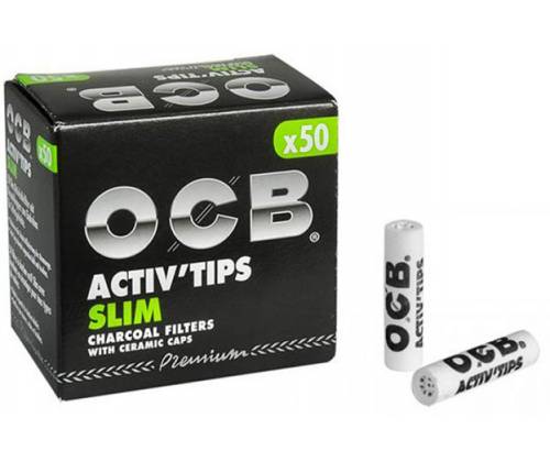 Ανταλλακτικό Φίλτρο OCB Slim 50 Ενεργού Ανθρακα - Τιμή: 5,90€